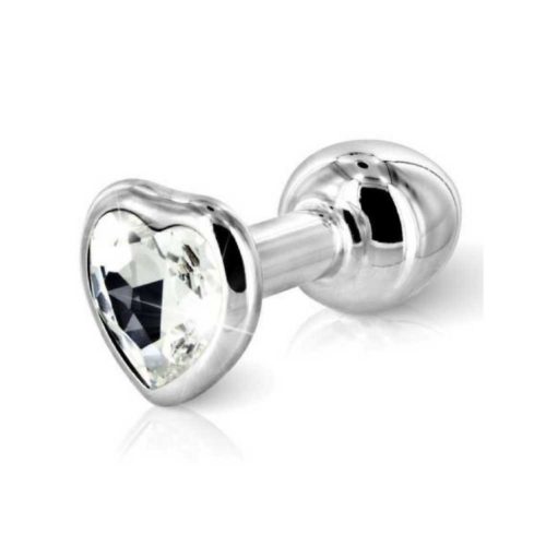 Plug Cuore bianco 3,3 CM