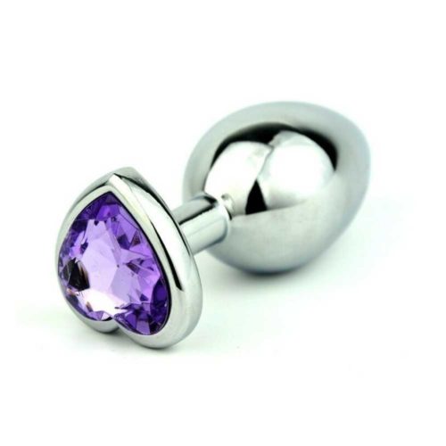 Plug Cuore viola 3,3 CM