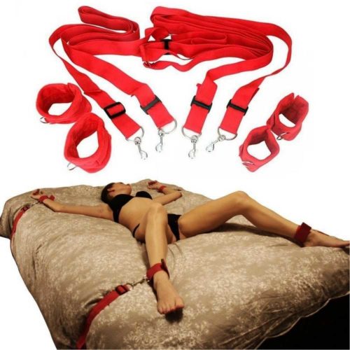 Set Bondage da letto Red