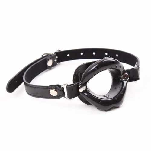 Ball gag bocca nera
